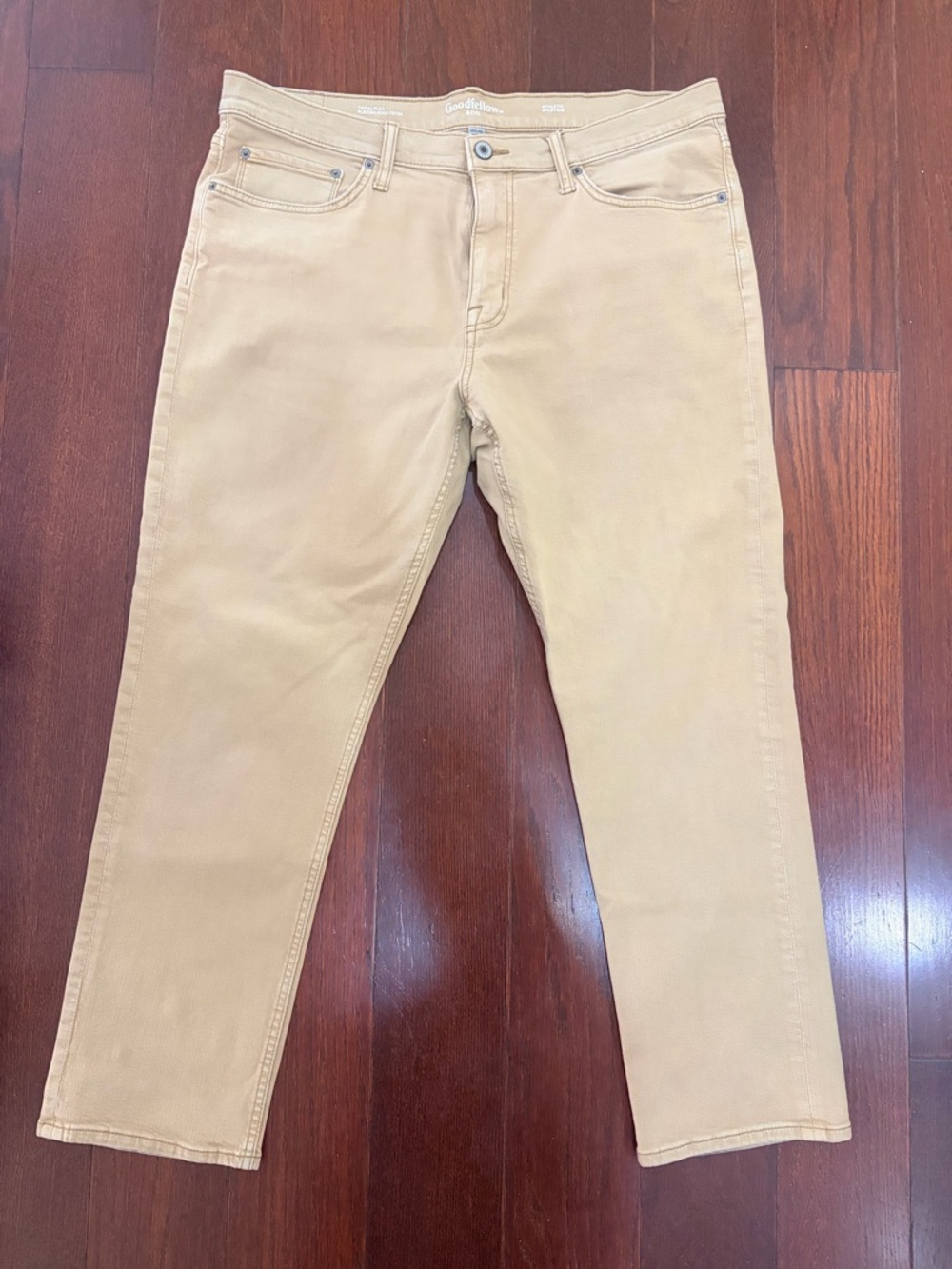 0019-Goodfellow & Co Khaki Straight Jeans